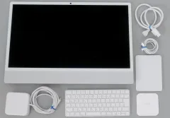 【中古】MacOS Sequoiaハード デスクトップ型PC本体 iMac Z1E900124(24インチ、2024)(A3247)のサムネイル