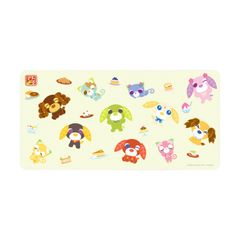 ポケモンカード ダイカットプレイマット パピモッチ ＆ バウッツェル