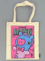 [중고] 가방 MANG (제이 호프) 캐릭터 코튼 토트 [BT21 × CIAOPANIC TYPY]