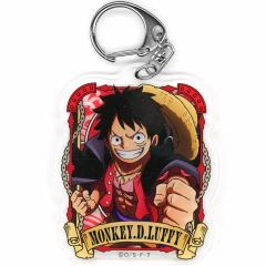 ワンピース モンキー・D・ルフィ アクリルキーホルダー - メルカリ