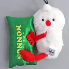 【中古】ぬいぐるみマスコット・ぬいぐるみバッジ ノンノン(D/グリーン) おやすみピローマスコット 「パペットスンスン」