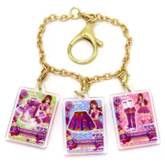 【中古】キーホルダー 紫吹蘭 アイカツ!カード★バッグチャーム B 「一番くじ アイカツ!～スターライト学園へようこそ!～」 C賞