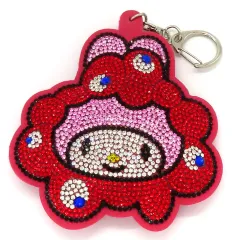 【中古】キーホルダー マイメロディ キラキラレザーキーホルダー 「EXPO 2025 大阪・関西万博 ミャクミャク×サンリオキャラクターズ」