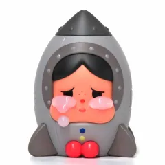 【中古】トレーディングフィギュア The Space Traveller -Mini 「POPMART CRYBABY CRYING TO THE MOON SITTING シリーズ」