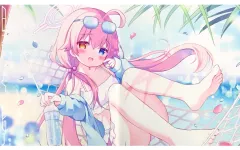 【中古】サプライ 【ブルーアーカイブ】プレイマット 小鳥遊ホシノ 水着(あづみ一樹) C102/Come Through