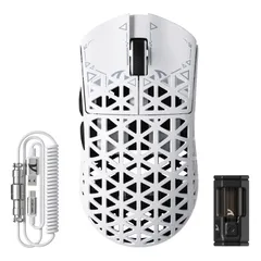 新品 ATTACK SHARK R5Ultra 無影 カーボンファイバー製無線ゲーミングマウス 超軽量39g±3 PAW3950MAX ワイヤレス 2.4g/bluetooth/USB-C Nordic52840マウス コイルケーブル付き「技適認証取得済み」（