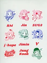 【中古】シール・ステッカー BTS(防弾少年団) リムーバブルステッカー15枚セット(Sweet Time) 「TinyTAN」
