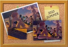 [중고] 배지·빈즈 집합 아크릴 배지 세트(2개 세트) 2023 SUMMER [NARUTO-나루토- 질풍전]