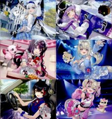 新品】ホロライブ☆ローソンコラボ クリアファイル6種コンプリート