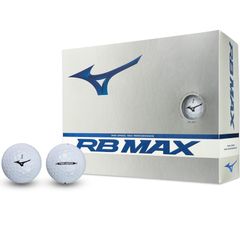 Brand new MIZUNO RB MAX golf ball with Axial Flow Dimples. Designed for maximum distance, suitable for all swing speeds, offering an extremely soft feel and a 3-piece construction.