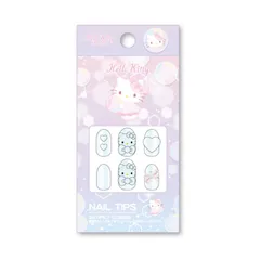 新品 ハローキティクリアネイルチップ 24枚入り ショート 601-4162 サンタン