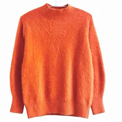 UNITED ARROWS ユナイテッドアローズ  FOX/CA 毛 フォックス ポリエステル カシミヤ シャギー ハイネック ニット セーター  1513-104-4581