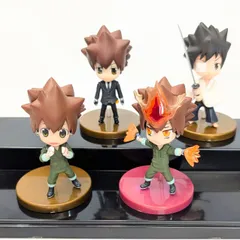 家庭教師ヒットマンREBORN! リボーン フィギュア 沢田綱吉 山本武 でふぉめ 4体 まとめ売り