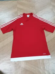 アディダス Climalite 赤色 半袖 Tシャツ