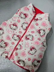 キッズ HELLO KITTY フリース ベスト 90