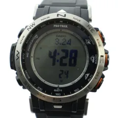 カシオ CASIO PRO TREK PRW-30-1AJF 腕時計 ウォッチ デジタル 電波ソーラー カレンダー付き 黒 ブラック ■GY18 /MQ