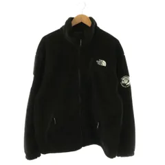 ザノースフェイス THE NORTH FACE フリースジャケット ジップアップ ロゴ 2XL ブラック NJ4FR57J /DF ■GY18