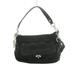 コーチ COACH 2WAY ショルダーバッグ ハンドバッグ シグネチャー柄 黒 F18349 /MI ■GY42