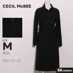 美品 CECIL McBEE アウター ダブルボタン ベルト付き ロング　長袖 トレンチコートのサムネイル