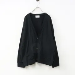 ハウス HUIS. CS701L SUVIN COTTON スビンコットン カーディガン F ブラック┃カットソー 羽織り トップス【2400014897951】のサムネイル