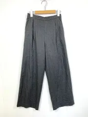BEAUTY&YOUTH ビューティーアンドユース サキソニー タック ワイド パンツ sizeM/グレー  ■◇ レディース