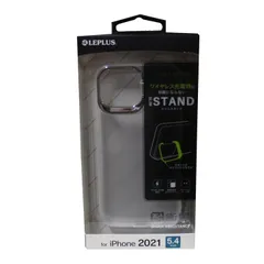 iPhone 13 mini スタンド付 耐衝撃 ハイブリッドケース LP-IS21SHSWH フロストホワイト SHELL STAND iPhoneケース スマホケース smasale-6のサムネイル