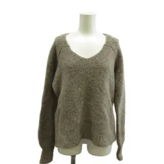 ジャーナルスタンダード レリューム JOURNAL STANDARD relume ニット セーター ウール F ベージュ Vネック 無地 長袖 /PP ■ECA003