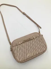 JILL by JILLSTUART ジルバイジルスチュアート パフィーポシェット ショルダー バッグ ピンクベージュ ■■ レディース