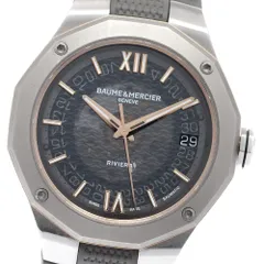 ボーム＆メルシェ Baume & Mercier M0A10720 リビエラ ボーマティック チタニウム チタンベゼル 自動巻き メンズ 箱・保証書付き_951619のサムネイル