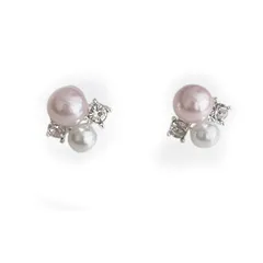 【新品】 HAPVITAL ピアス レディース 人気 シルバー925金属アレルギー対応ジルコニアアクセサリー揺れるキラキラ人気ー対応可愛 ピアスいキラキラ ファッション 安心の金属 (真珠の耳かけタイプ) 1