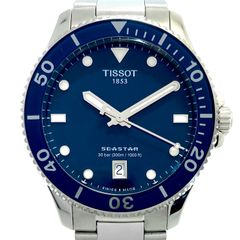 TISSOT シースター 1000 36mm ネイビー - メルカリ