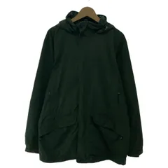 【中古】　L.L.Bean　ナイロンジャンパー　アノラックパーカー　アウター　フード　フルジップ　無地　撥水加工　サイドポケット　アウトドア　古着　/1151