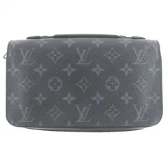 極美品□LOUIS VUITTON ルイヴィトン M61698 ジッピーXL モノグラムエクリプスキャンバス ラウンドファスナー ウォレット オーガナイザー 長財布 ブラック 箱付き スペイン製 メンズ