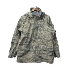 00年代 米軍実物 U.S.AIRFORCE APECS GORETEXパーカー ミリタリー ABUカモ (メンズ LARGE REGULAR) 中古 古着 Q5081