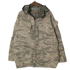 00年代 米軍実物 U.S.AIRFORCE APECS GORETEXパーカージャケット ミリタリー ABUカモ (メンズ LARGE REGULAR) 中古 古着 A1776