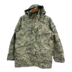 00年代 米軍実物 U.S.AIRFORCE APECS GORETEX パーカージャケット ミリタリー ABUカモ (メンズ MEDIUM LONG) 中古 古着 S7805