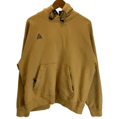 【中古】　NIKE ACG　パーカー　プルオーバー　トップス　裏起毛　無地　ワンポイント　刺しゅう　スポーツ　アウトドア　古着　/1285