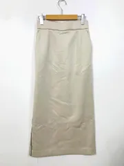 GLOBAL WORK グローバルワーク ウツクシルエットライン スカート sizeM/ベージュ ■■レディース