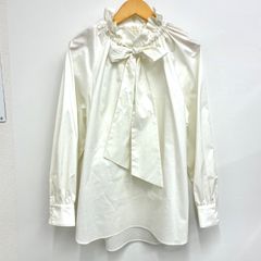 [美品] M-PREMIER タフタストレッチボウタイリボンブラウス M-premier タフタストレッチボウタイリボンブラウス 32P - メルカリ