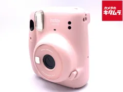 【中古】 【良品】 フジフイルム インスタントカメラ instax mini 11 「チェキ」ブラッシュピンク