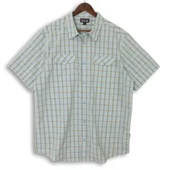 大きいサイズ メンズUS-XLサイズ パタゴニア 半袖チェック柄シャツ ハイモスシャツ ライトブルー系etc Patagonia 54040SP19 hsc-1037nのサムネイル