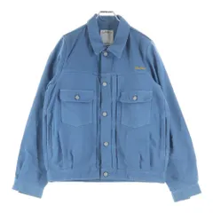 VISVIM (ヴィスヴィム) 2ND TYPE コットン トラッカージャケット ブルー 0117205013035のサムネイル