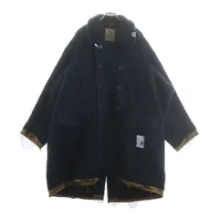 MAISON MIHARAYASUHIRO (メゾンミハラヤスヒロ) ダブルブレスト ウールシャギーロングコート ジャケット グレー K11CT001のサムネイル