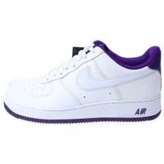 NIKE (ナイキ) AIR FORCE 1 LOW 07 VOLTAGE PURPLE エアフォース1 ヴォルテージパープル ローカットスニーカー ホワイト US9.5/27.5cm CJ1380-100