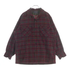 PENDLETON (ペンドルトン) 60s WOOL CHECK L/S SHIRT ウールチェック長袖シャツ レッド/ブラック/カーキのサムネイル