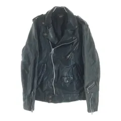 glamb (グラム) MARLON RIDERS JACKET マーロン ダブルライダース ラムスキン レザージャケット グリーン GB16WT JKT10のサムネイル