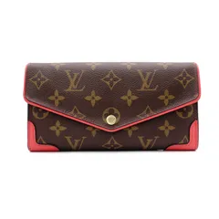 LOUIS VUITTON ルイヴィトン ポルトフォイユ サラ レティーロ モノグラム レッド