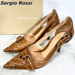 セルジオロッシ sergio rossi パンプス ハイヒール 本革 レザー イタリア製 箱付き