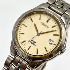 セイコー 腕時計 スピリット チタン メンズ クォーツ 中古品 (52036 