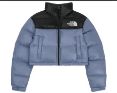 THE NORTH FACE ザノースフェイス ヌプシ ショートダウン クロップドダウン ブルー 出品